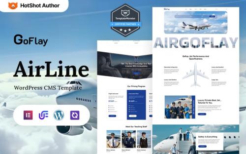 Goflay - Airline Tickets Multipurpose WordPress Elementor Theme theme free